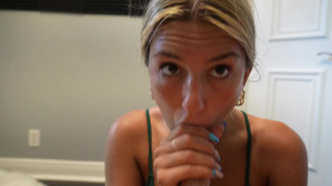 Super Hot College Girl gives POV Blowjob after Pool Day - Ambie Bambii