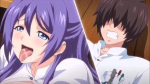 Big Titted Librarian Fucks the Client and makes him a Buttjob with her Big Ass | Hentai