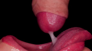 CLOSE UP: BEST Milking MOUTH made you CUM TWICE! Sensual FORESKIN Blowjob! Sucking UNCUT Cock! ASMR